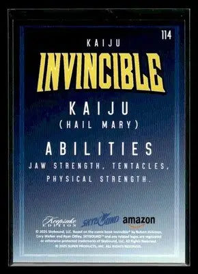 2025 Keepsake Invincible Season 1 Kaiju #114 - Other