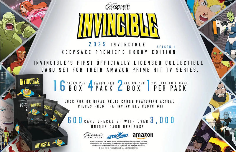 2025 Keepsake Invincible Season 1 Premiere Edition Hobby Box - Other