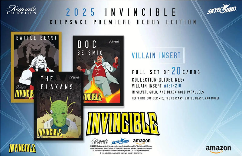2025 Keepsake Invincible Season 1 Premiere Edition Hobby Box - Other