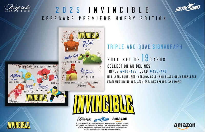 2025 Keepsake Invincible Season 1 Premiere Edition Hobby Box - Other