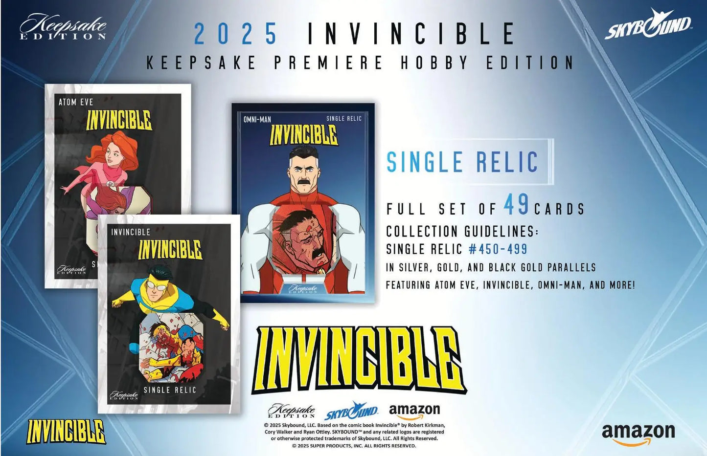 2025 Keepsake Invincible Season 1 Premiere Edition Hobby Pack - Other