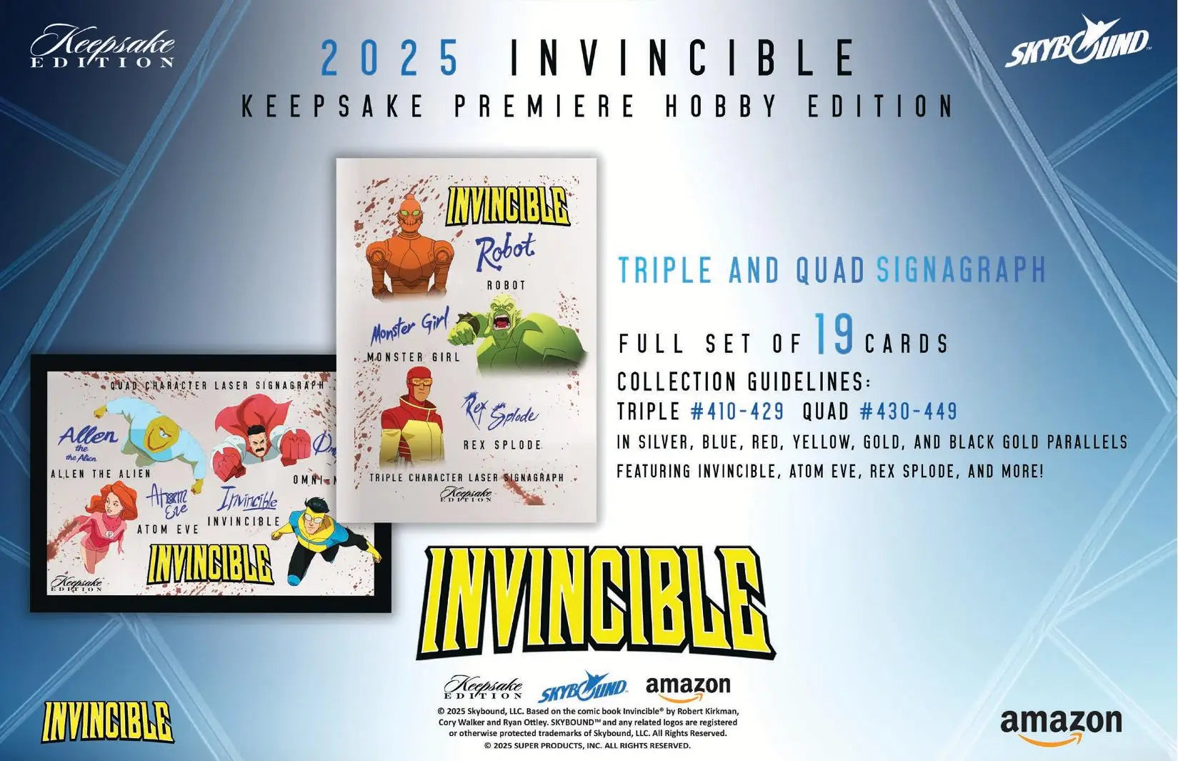 2025 Keepsake Invincible Season 1 Premiere Edition Hobby Pack - Other