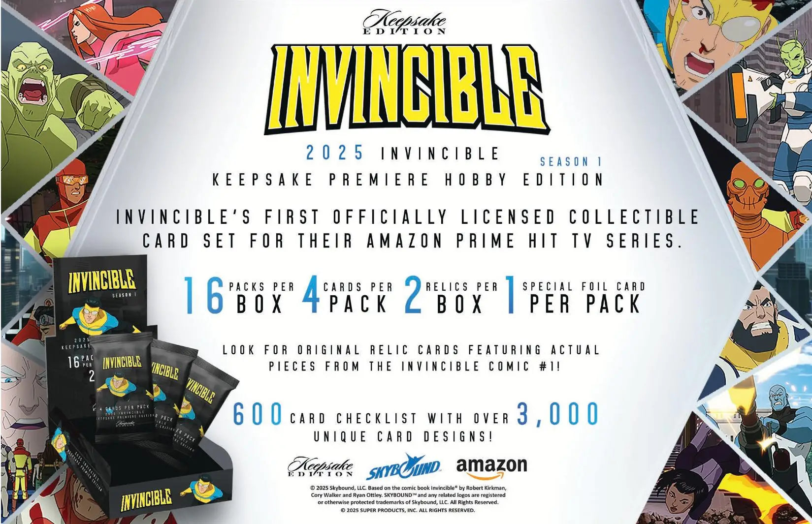 2025 Keepsake Invincible Season 1 Premiere Edition Hobby Pack - Other