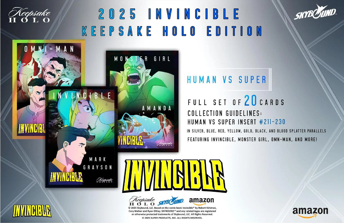 2025 Keepsake Invincible Season 1 Premiere Holo Breaker Edition Box - Entertainment Card Box