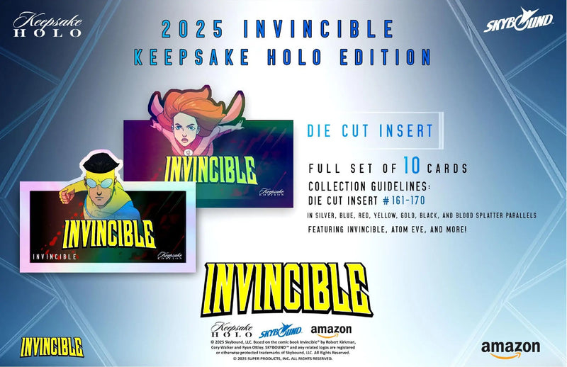 2025 Keepsake Invincible Season 1 Premiere Holo Breaker Edition Box - Entertainment Card Box