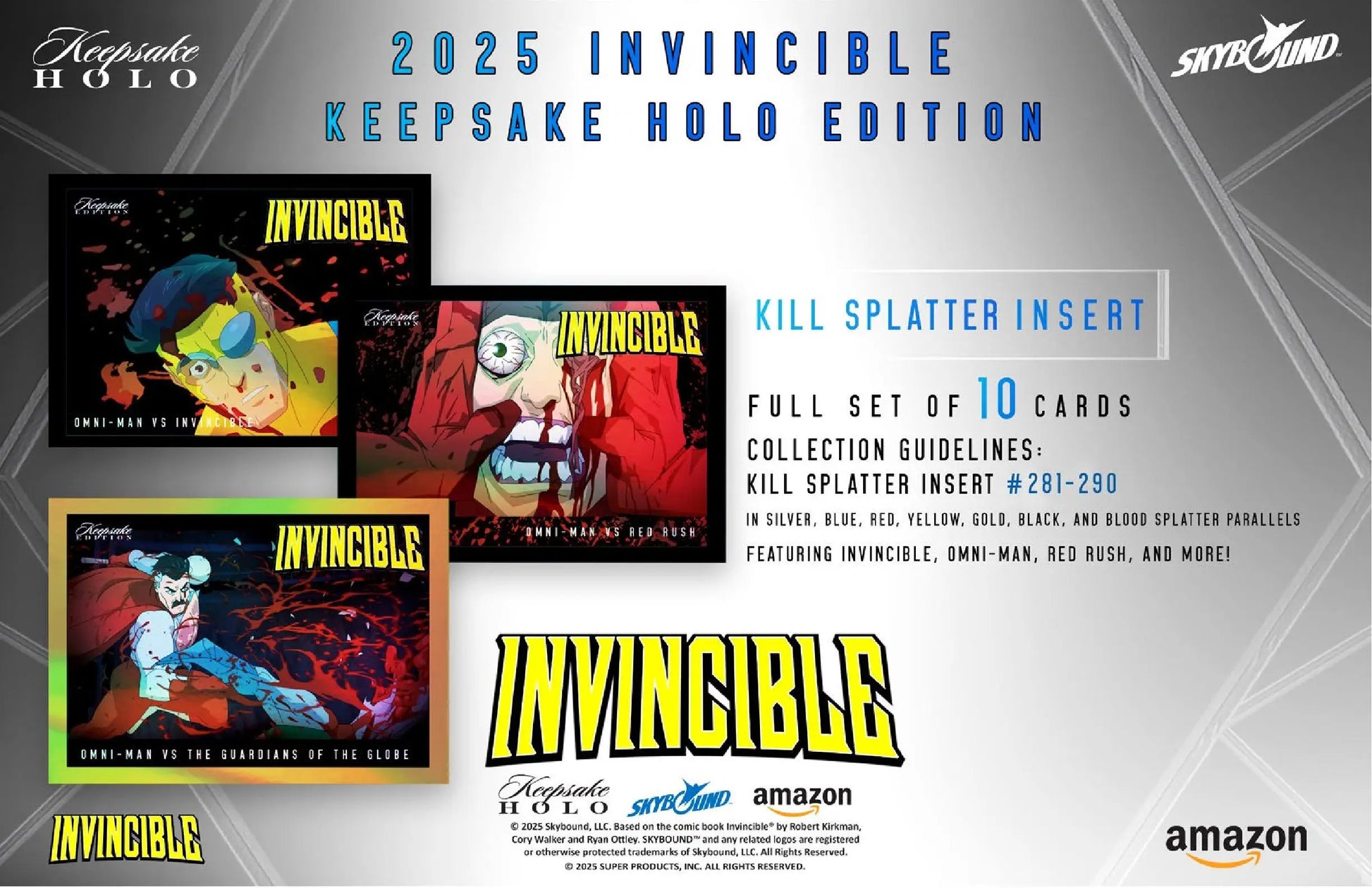 2025 Keepsake Invincible Season 1 Premiere Holo Breaker Edition Box - Entertainment Card Box