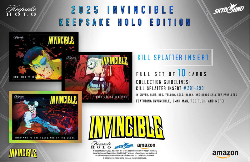 2025 Keepsake Invincible Season 1 Premiere Holo Breaker Edition Box - Entertainment Card Box