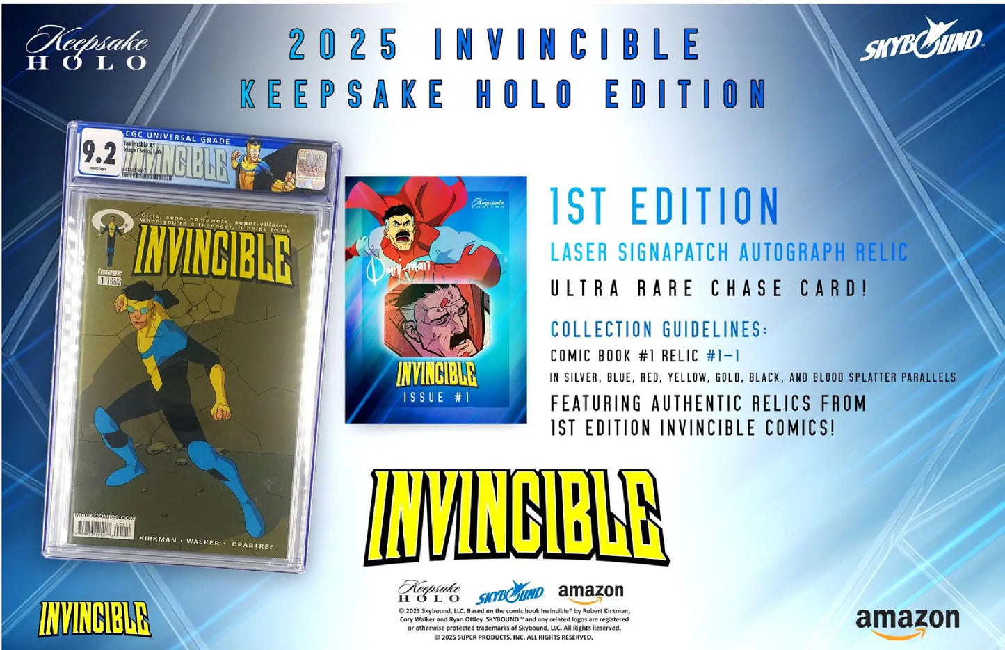 2025 Keepsake Invincible Season 1 Premiere Holo Breaker Edition Box - Entertainment Card Box