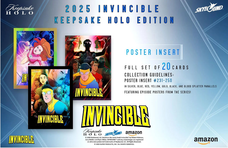 2025 Keepsake Invincible Season 1 Premiere Holo Breaker Edition Box - Entertainment Card Box