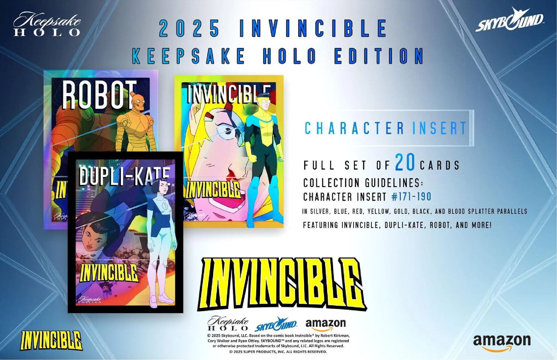 2025 Keepsake Invincible Season 1 Premiere Holo Breaker Edition Box - Entertainment Card Box