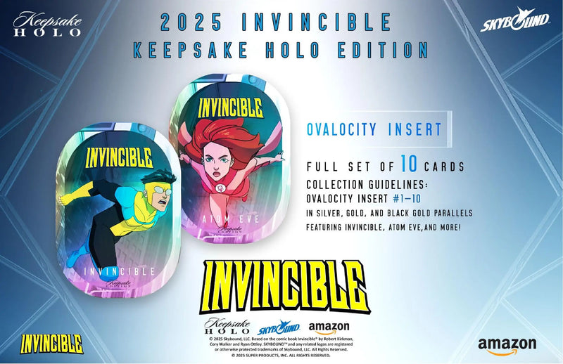2025 Keepsake Invincible Season 1 Premiere Holo Breaker Edition Box - Entertainment Card Box