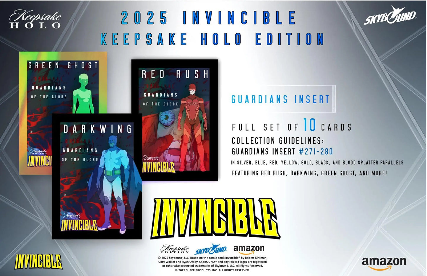 2025 Keepsake Invincible Season 1 Premiere Holo Breaker Edition Box - Entertainment Card Box
