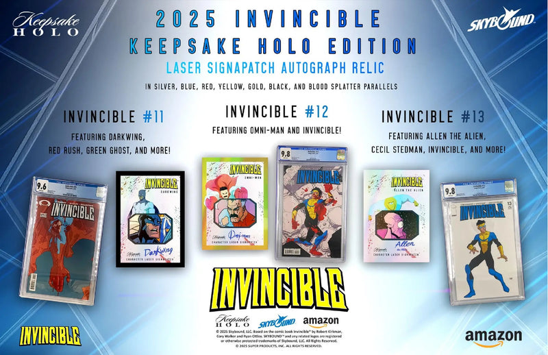 2025 Keepsake Invincible Season 1 Premiere Holo Breaker Edition Box - Entertainment Card Box
