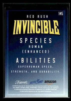2025 Keepsake Invincible Season 1 Red Rush #145 - Other