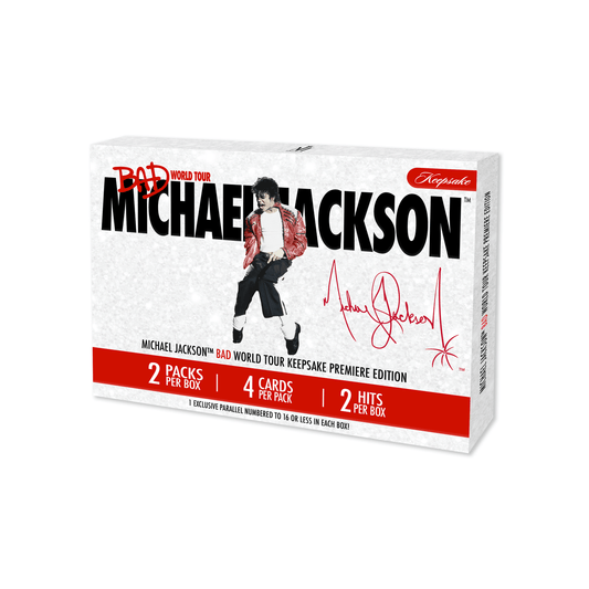 2025 Michael Jackson Breaker Edition Box sealed product
Michael Jackson trading cards relics and autographs
Michael Jackson glove relic and cut signature card
