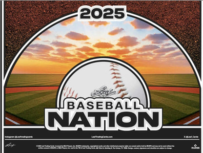 2025 Leaf Baseball Nation Hobby Jumbo Box | Columbia Sports Cards