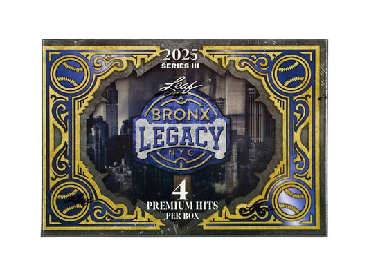 2025 Leaf Bronx Legacy Baseball Hobby Box | Columbia Sports Cards - Sports Card Hobby Boxes