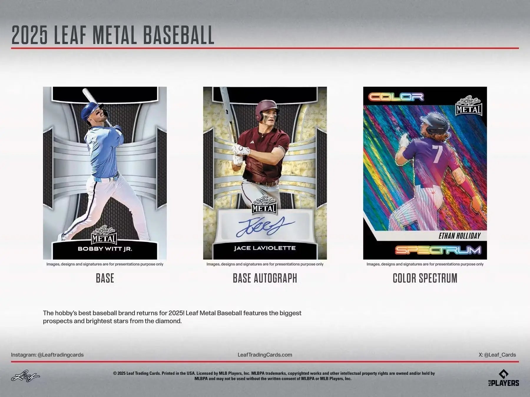 2025 Leaf Metal Baseball Jumbo Box | Columbia Sports Cards - Sports Card Hobby Boxes
