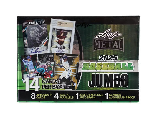 2025 Leaf Metal Baseball Jumbo Box | Columbia Sports Cards - Sports Card Hobby Boxes