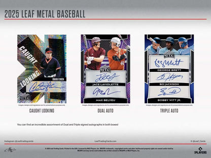 2025 Leaf Metal Baseball Jumbo Box | Columbia Sports Cards - Sports Card Hobby Boxes