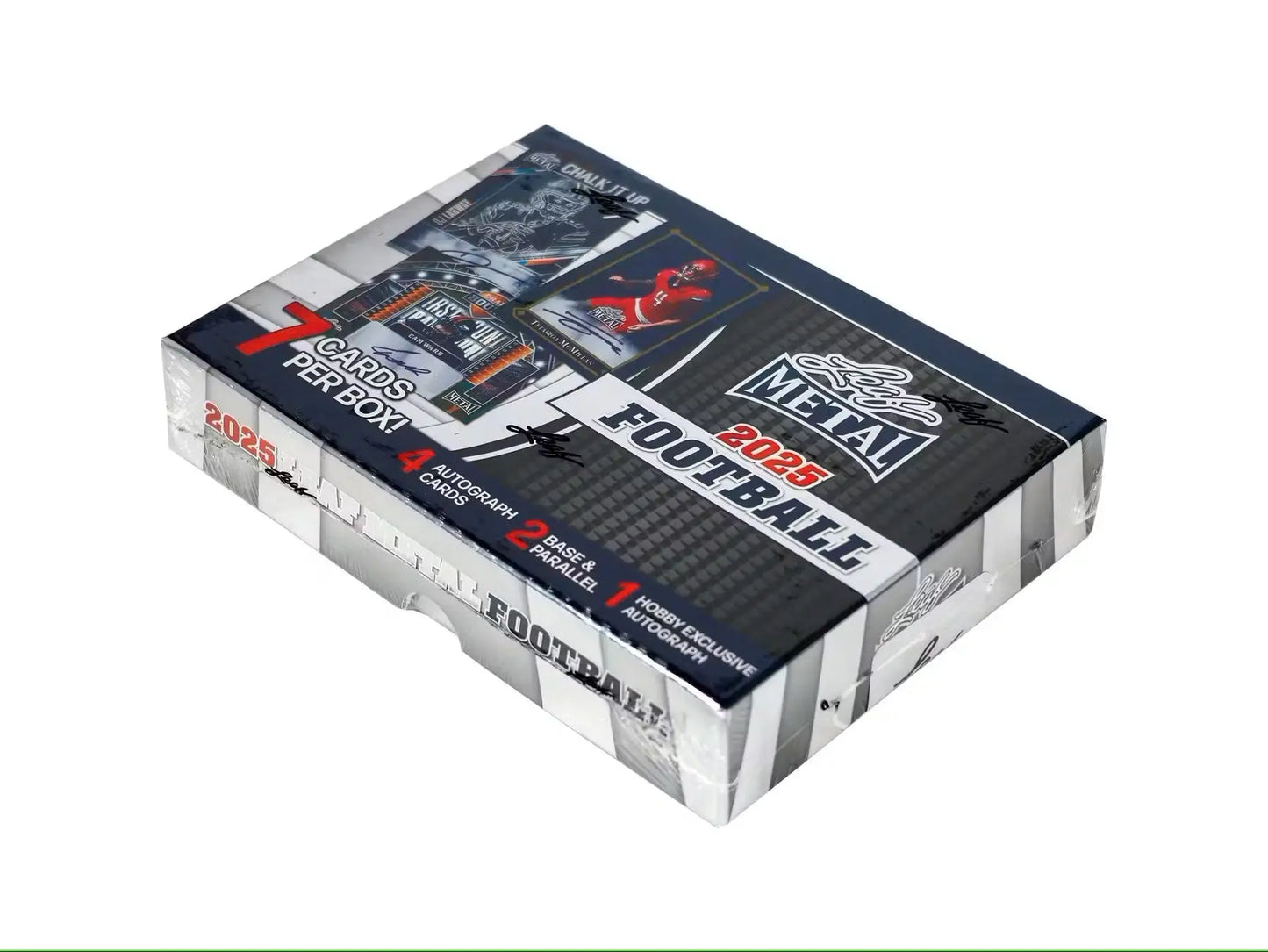 2025 Leaf Metal Football Hobby Box - Sports Card Hobby Boxes