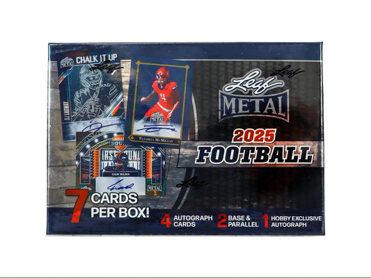 2025 Leaf Metal Football Hobby Box - Sports Card Hobby Boxes