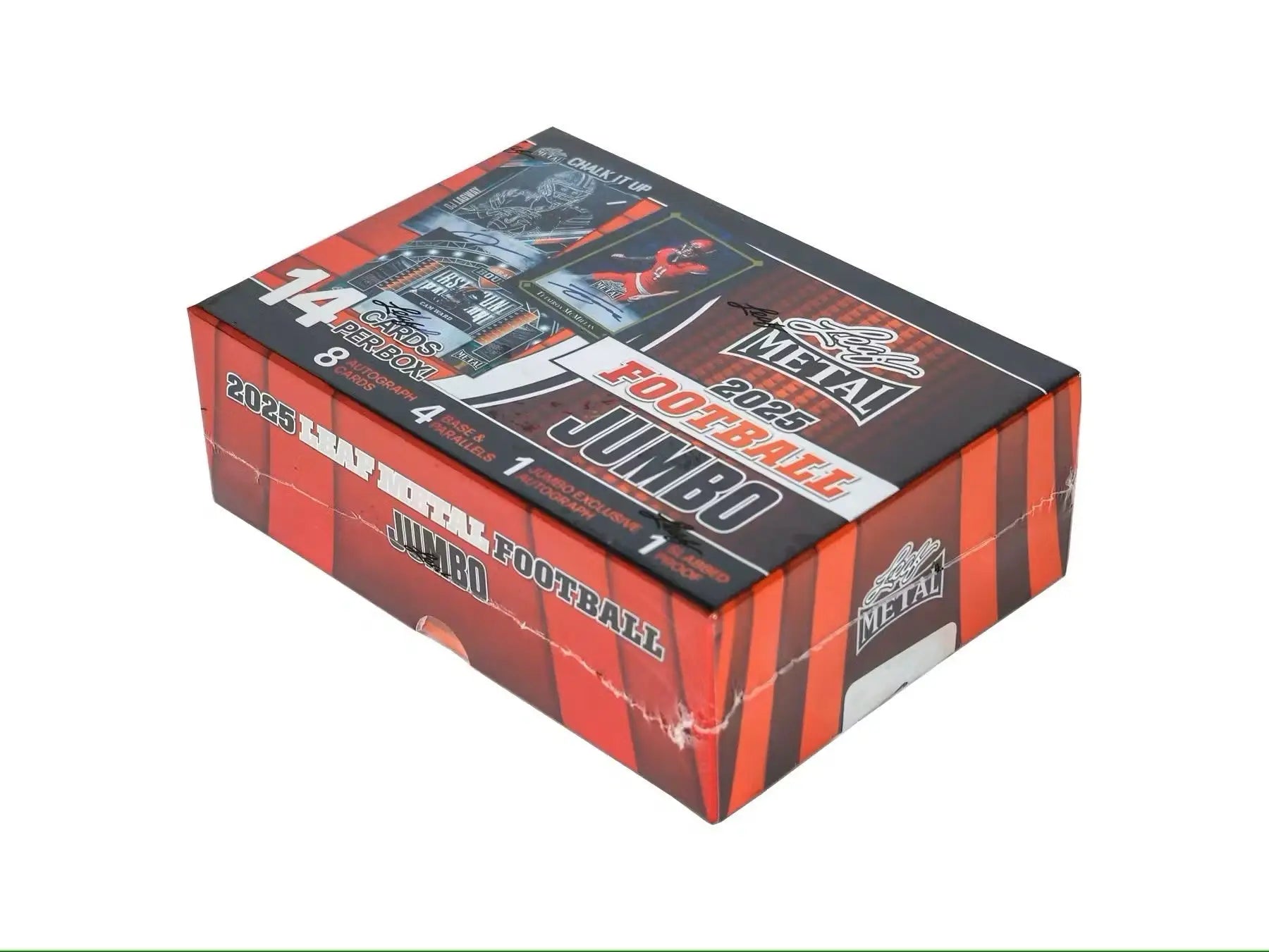 2025 Leaf Metal Football Hobby Jumbo Box - Sports Card Hobby Boxes