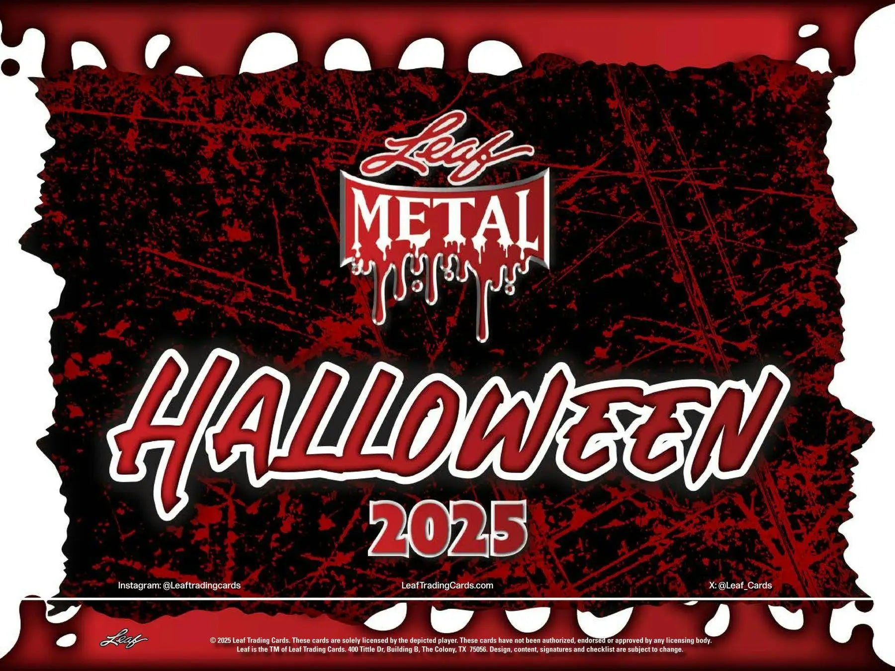 2025 Leaf Metal Halloween Hobby Box | Columbia Sports Cards - Sports Card Hobby Boxes