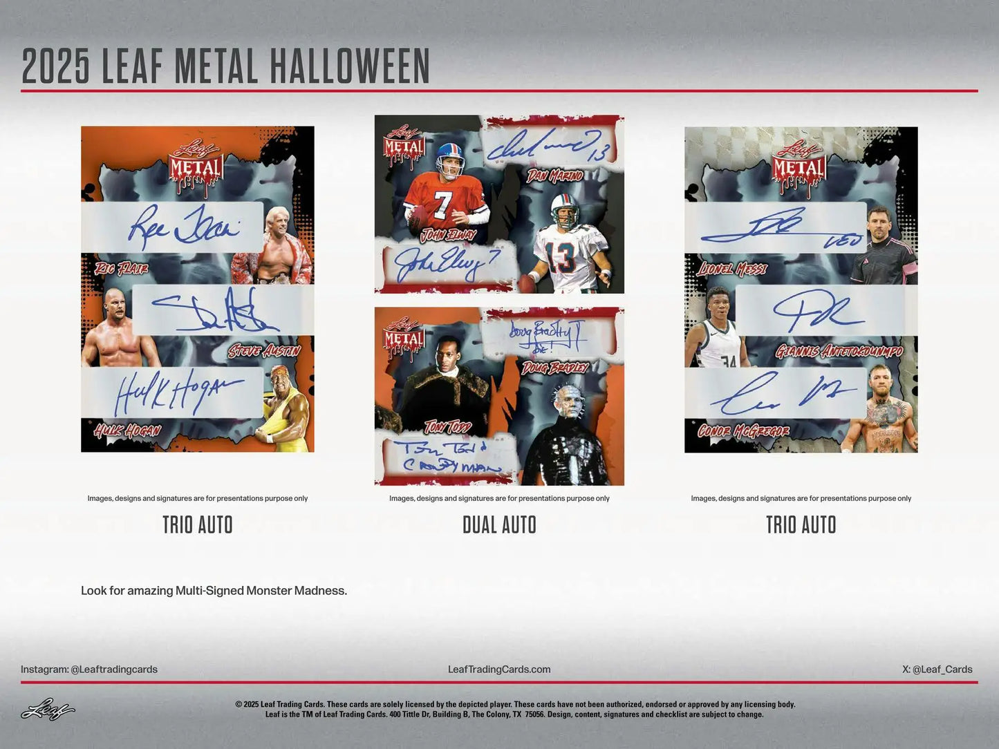 2025 Leaf Metal Halloween Hobby Box | Columbia Sports Cards - Sports Card Hobby Boxes