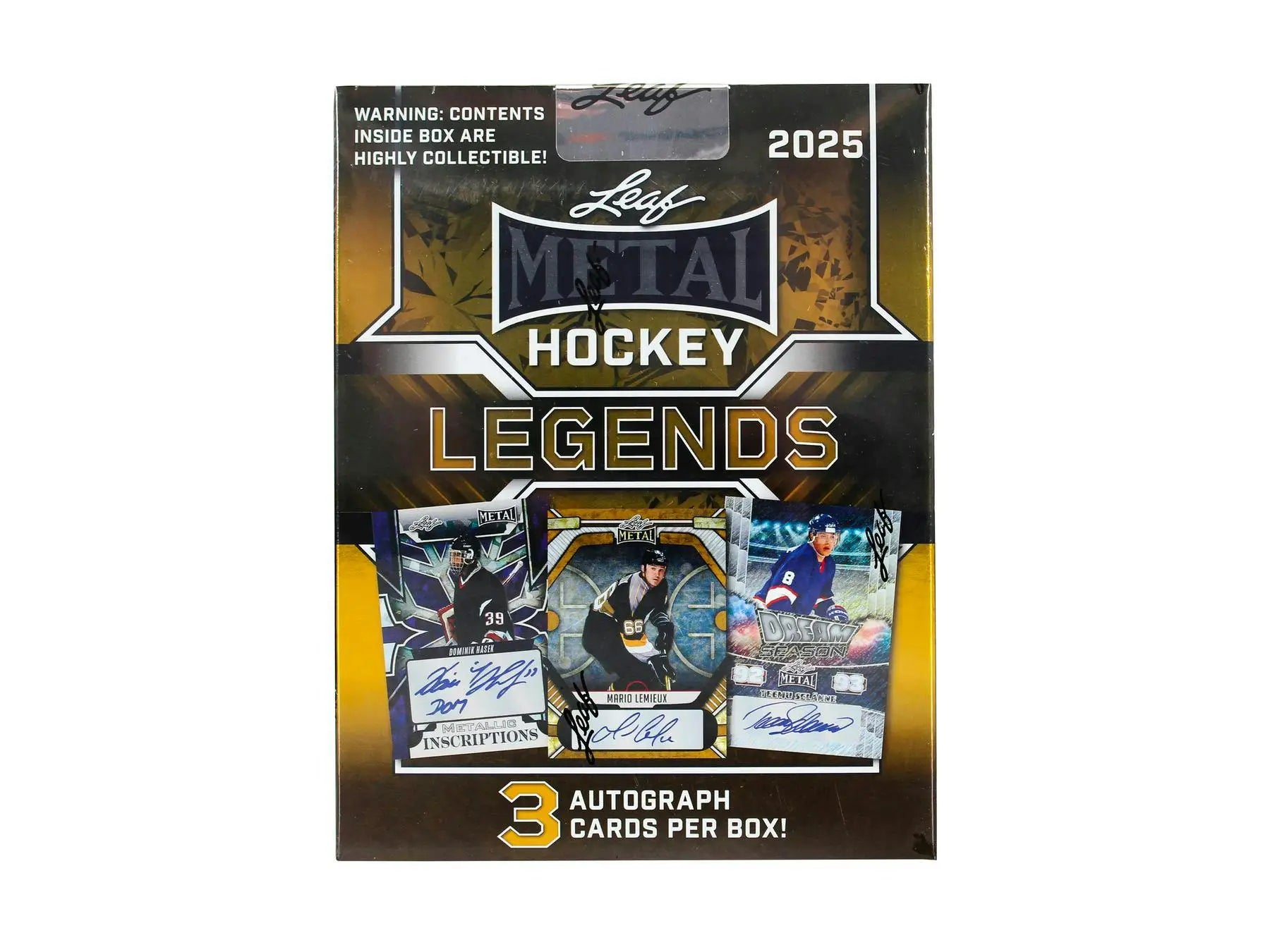 2025 Leaf Metal Legends Hockey Hobby Box - Sports Card Hobby Boxes