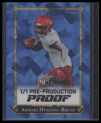 2025 Leaf Metal #NNO Ahmari Huggins-Bruce Pre-Production Proof 1/1 - Basketball Card Single