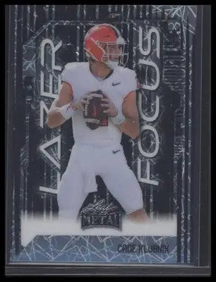2025 Leaf Metal #NNO Cade Klubnik Lazer Focus Pre-Production Proof 1/1 - Football Card Single