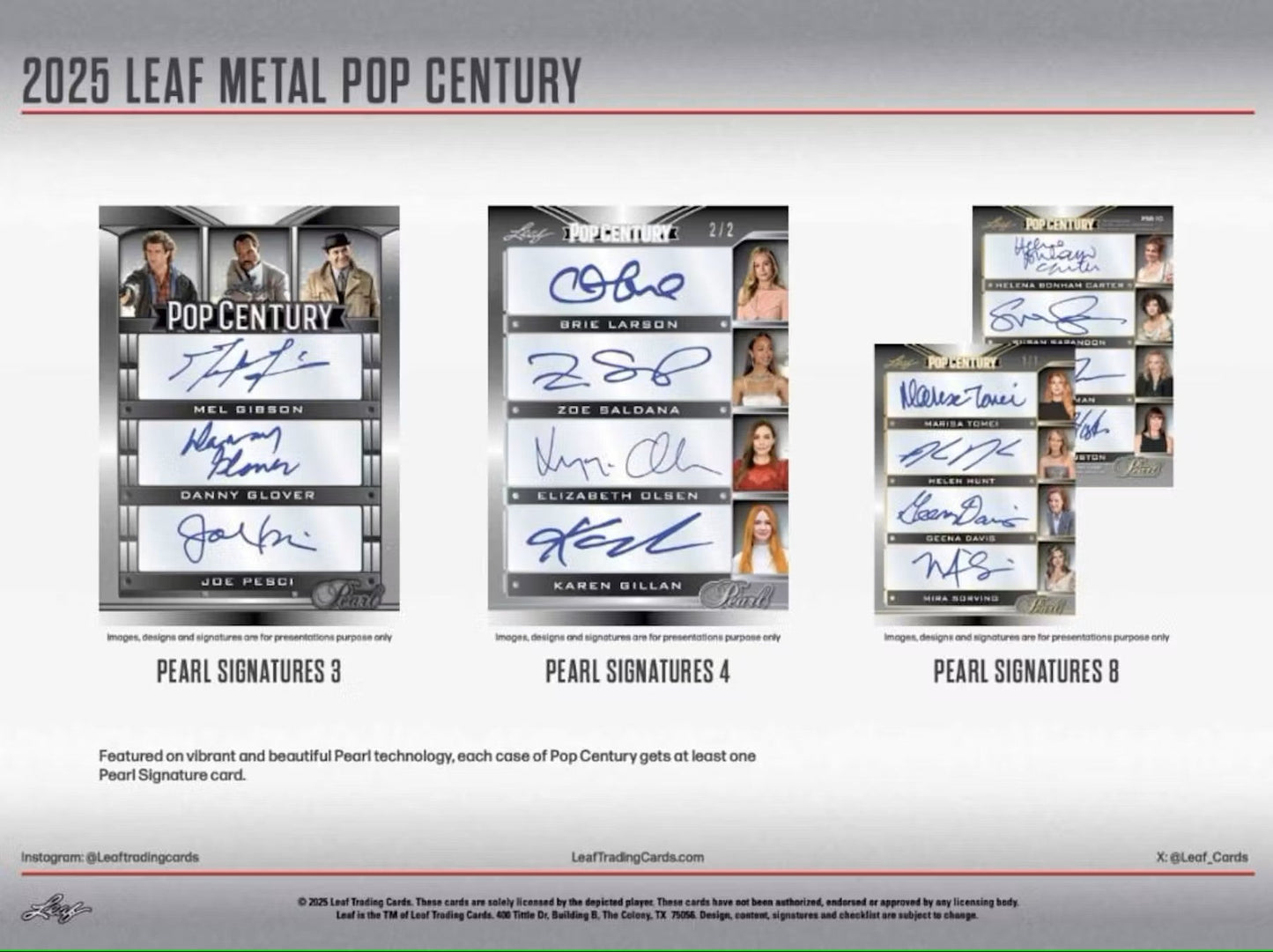 2025 Leaf Metal Pop Century Hobby Box
