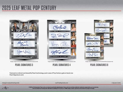 2025 Leaf Metal Pop Century Hobby Box