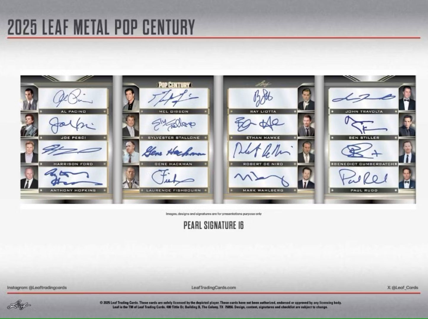 2025 Leaf Metal Pop Century Hobby Box