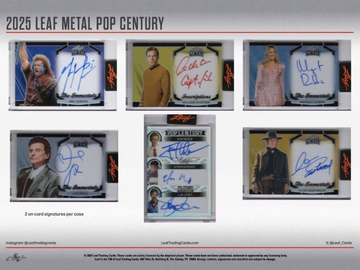 2025 Leaf Metal Pop Century Hobby Box
