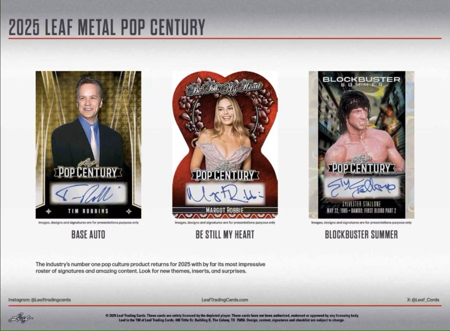 2025 Leaf Metal Pop Century Hobby Box