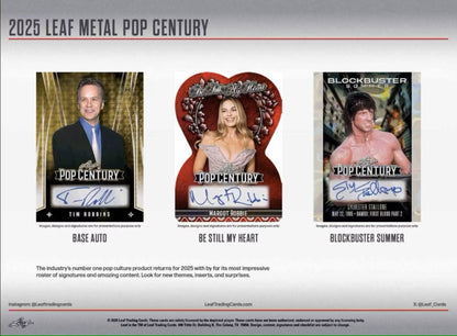 2025 Leaf Metal Pop Century Hobby Box