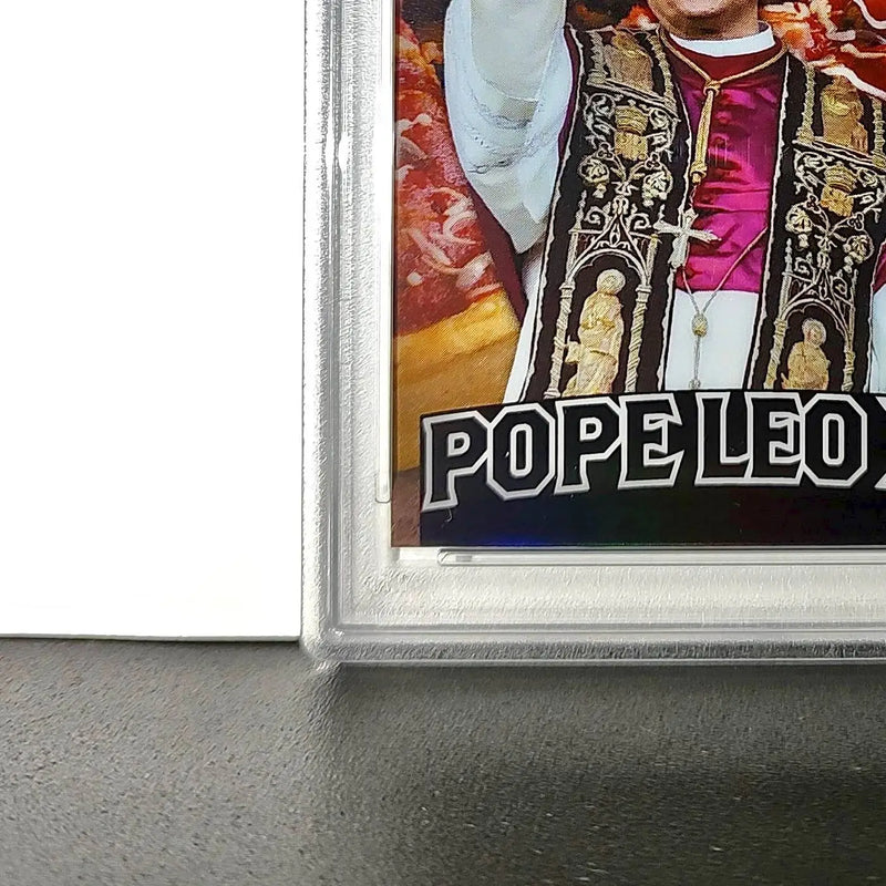 2025 Leaf Metal Pope Leo XIV 2/569 #1 Deep Dish Pizza Variant PSA 9 Mint - Other