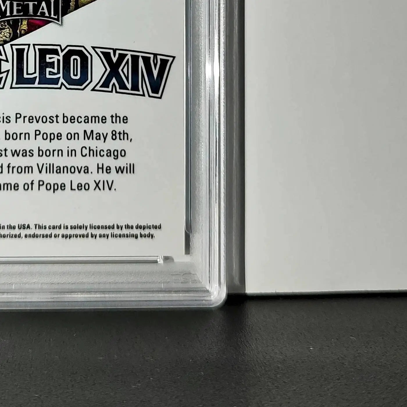 2025 Leaf Metal Pope Leo XIV 2/569 #1 Deep Dish Pizza Variant PSA 9 Mint - Other
