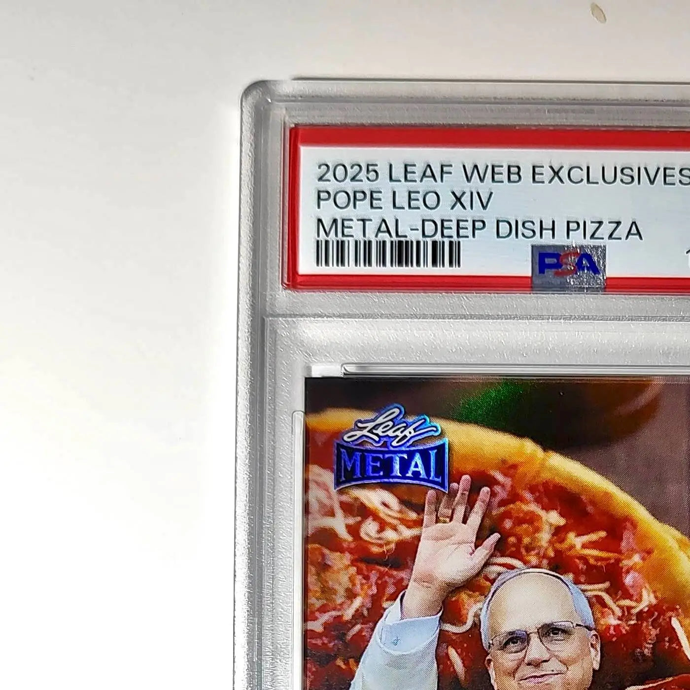 2025 Leaf Metal Pope Leo XIV 2/569 #1 Deep Dish Pizza Variant PSA 9 Mint - Other