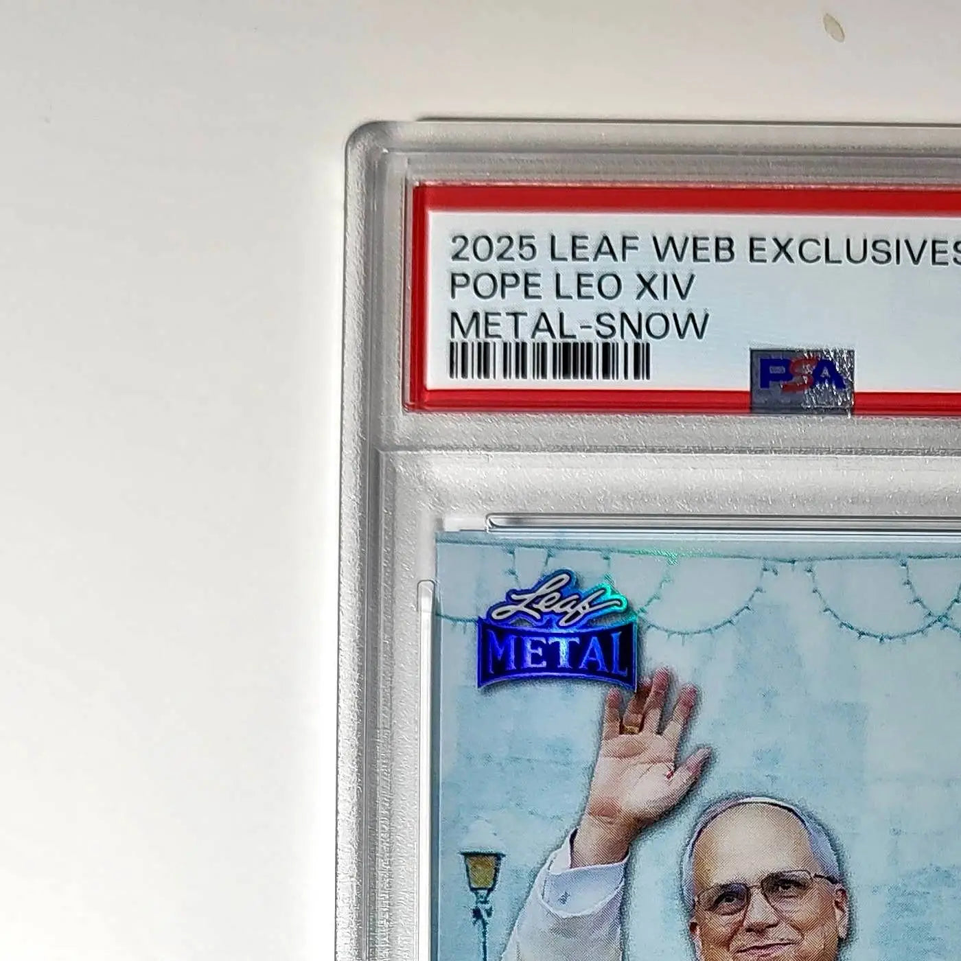 2025 Leaf Metal Pope Leo XIV 29/583 #1 Snow Variant PSA 9 Mint - Other