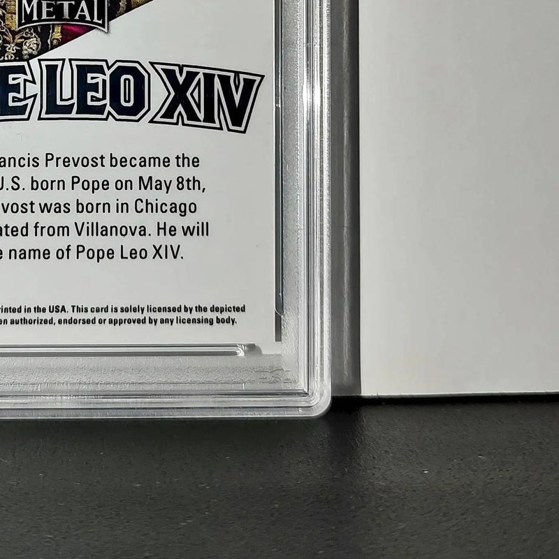 2025 Leaf Metal Pope Leo XIV 29/583 #1 Snow Variant PSA 9 Mint - Other