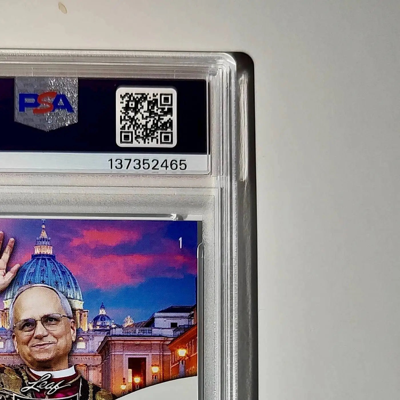 2025 Leaf Metal Pope Leo XIV 29/583 #1 Snow Variant PSA 9 Mint - Other