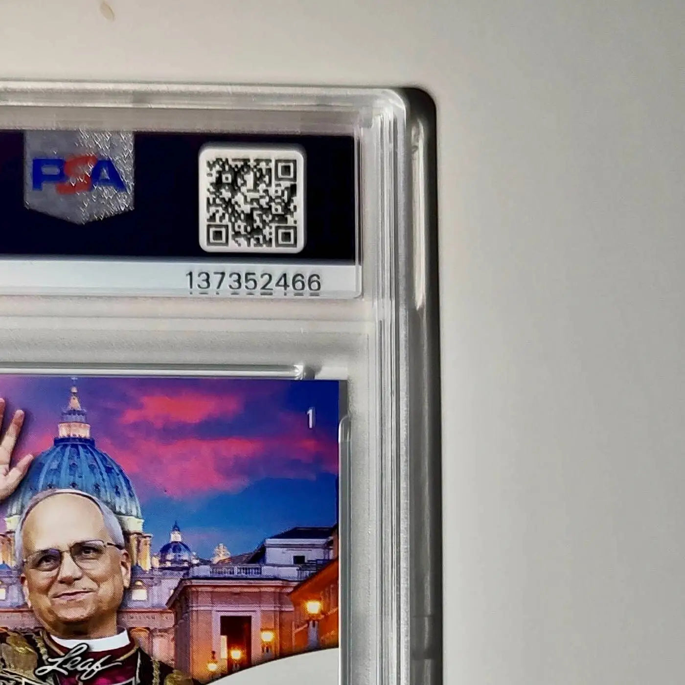 2025 Leaf Metal Pope Leo XIV 30/583 #1 Snow Variant PSA 9 Mint - Other