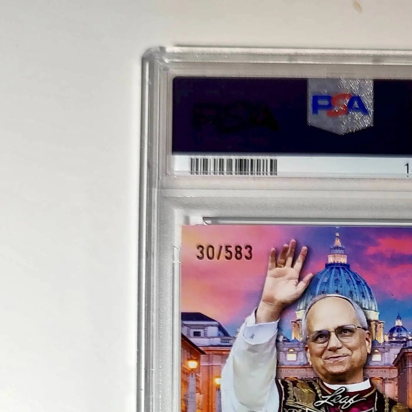 2025 Leaf Metal Pope Leo XIV 30/583 #1 Snow Variant PSA 9 Mint - Other