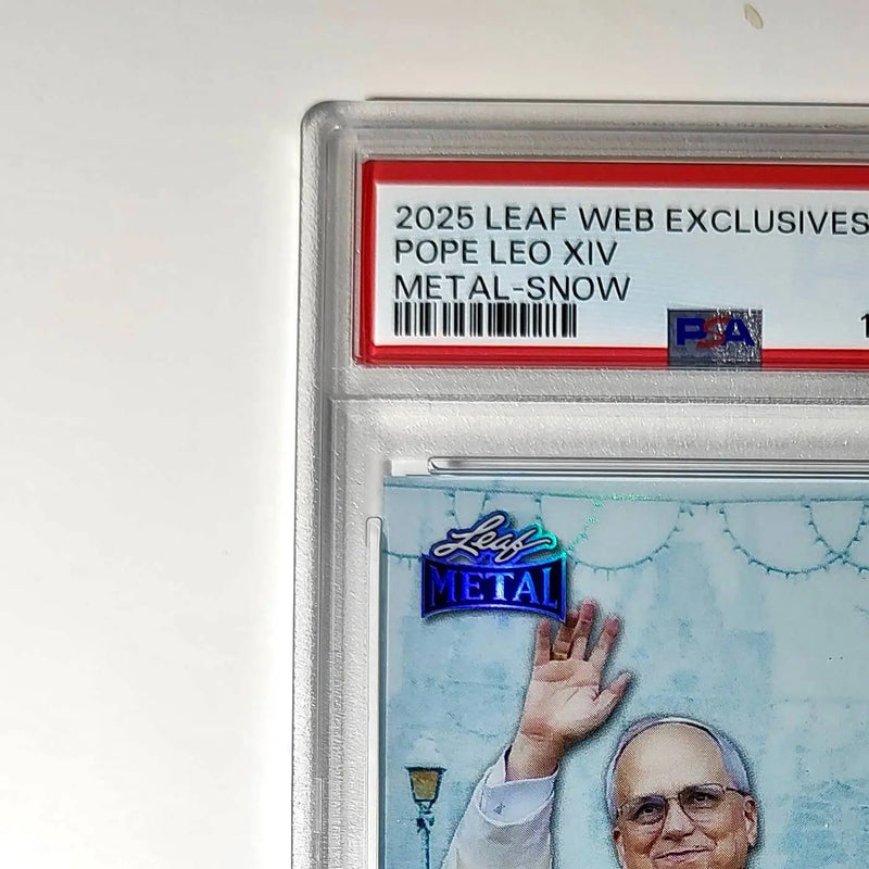 2025 Leaf Metal Pope Leo XIV 30/583 #1 Snow Variant PSA 9 Mint - Other