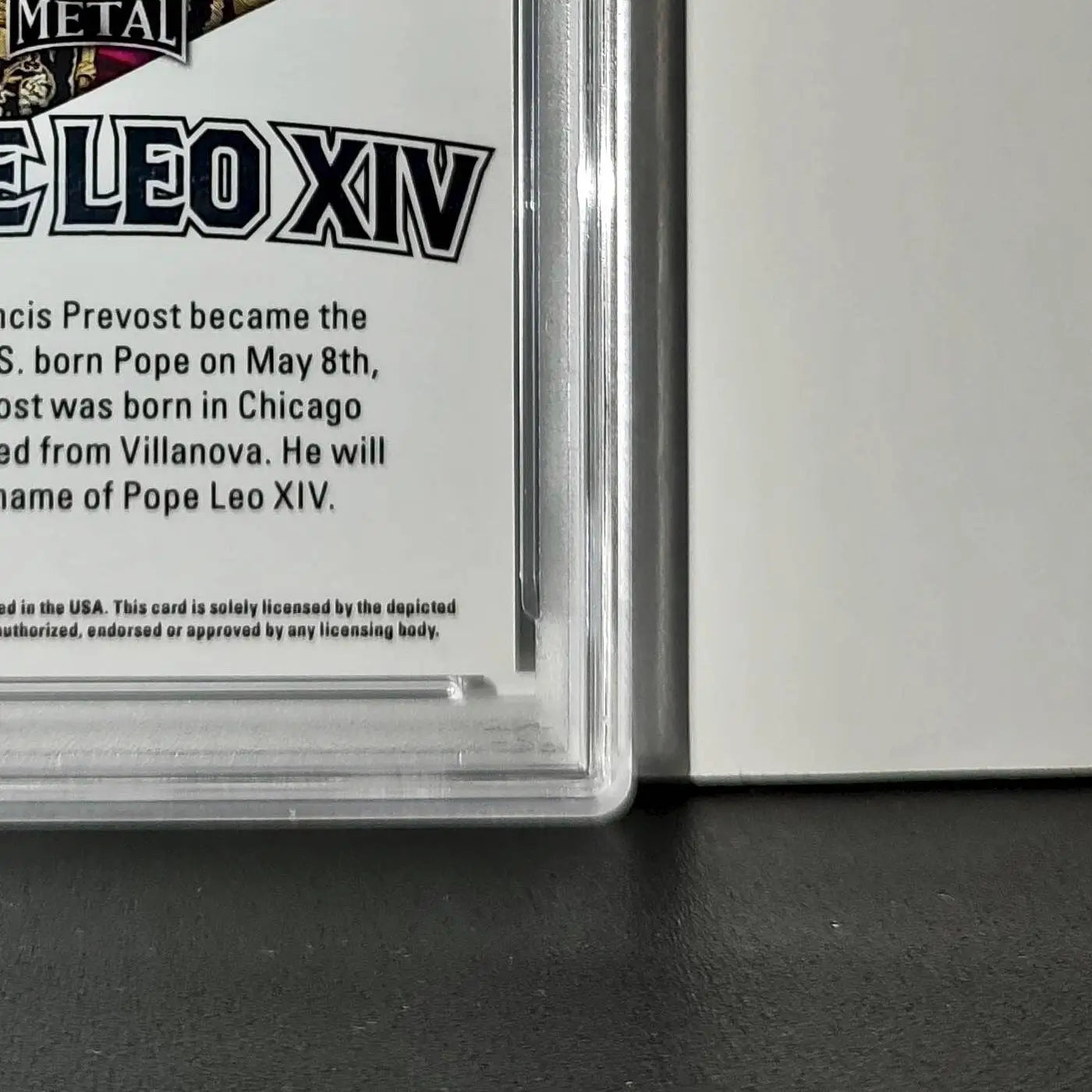 2025 Leaf Metal Pope Leo XIV 31/583 #1 Snow Variant PSA 9 Mint - Other