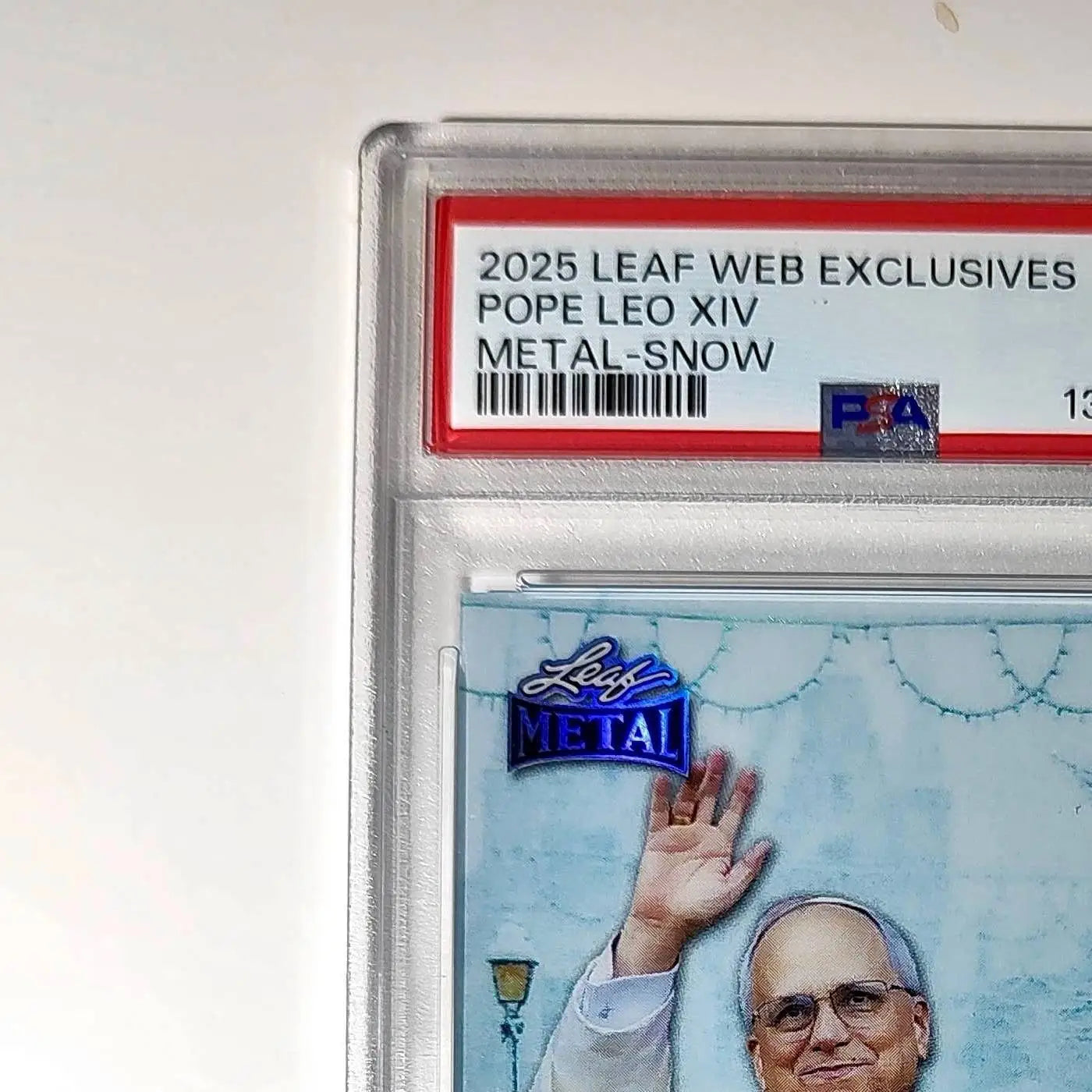 2025 Leaf Metal Pope Leo XIV 33/583 #1 Snow Variant PSA 9 Mint - Other