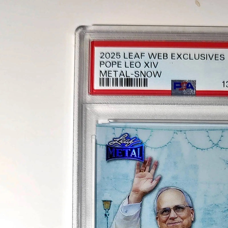 2025 Leaf Metal Pope Leo XIV 33/583 #1 Snow Variant PSA 9 Mint - Other